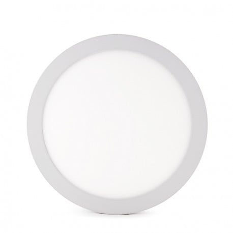 Plafón LED redondo Spectrum 18W reemplaza 105W, 3000K, 2200 lúmenes, IP20, CRI &gt;80, ángulo de haz 110°