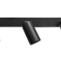 Foco LED de techo Spectrum Bardo 3x GU10 Negro IP20 carcasa de aluminio 230V iluminación interior