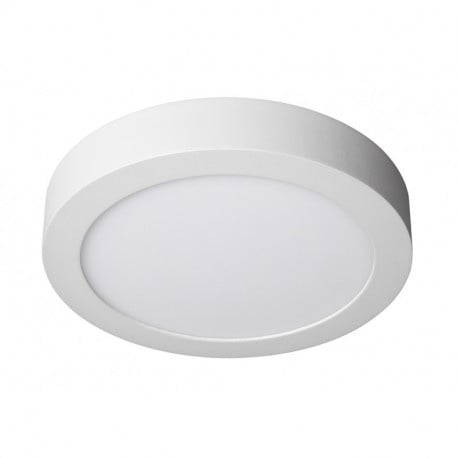 Plafón LED redondo Spectrum 18W reemplaza 105W, 3000K, 2200 lúmenes, IP20, CRI &gt;80, ángulo de haz 110°