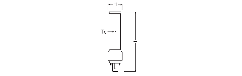 Lámpara LED PLC 7W 840 Blanco Frío G24D-2 2 pines, 230V, reemplaza CFL 18W, iluminación de bajo consumo para ti