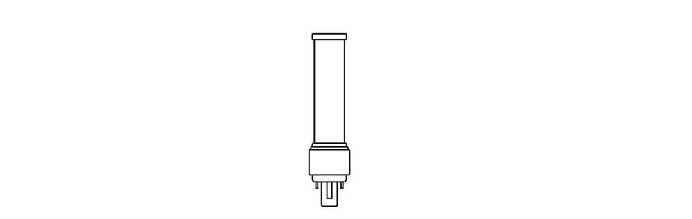 Lámpara LED PLC 7W 840 Blanco Frío G24D-2 2 pines, 230V, reemplaza CFL 18W, iluminación de bajo consumo para ti