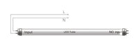 LCB Tubo LED T8 Superior 18W 2700 lúmenes 3000K 150cm Blanco Cálido EM Reemplazo directo de 58W con garantía de 5 años