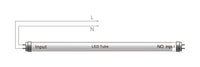 LCB LED T8 Tubo 120cm 18W 3040 lúmenes 3000K Blanco Cálido EM Sustituto de Red para 36W, CRI 80, IP20, Garantía de 5 Años