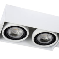 Lucide trimless recessed spotlight 2xGU10 white for modern lighting solutions