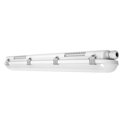 Regleta LED impermeable de montaje 18W 2160 lúmenes 4000K blanco frío 60cm resistente a la humedad