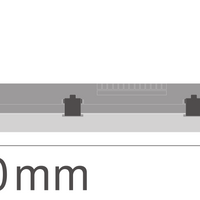 Regleta LED impermeable de montaje 18W 2160 lúmenes 4000K blanco frío 60cm resistente a la humedad