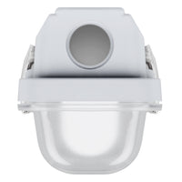 Canaleta de montaje LED impermeable, carcasa resistente a la humedad para tubo LED de 1x150cm, rendimiento duradero