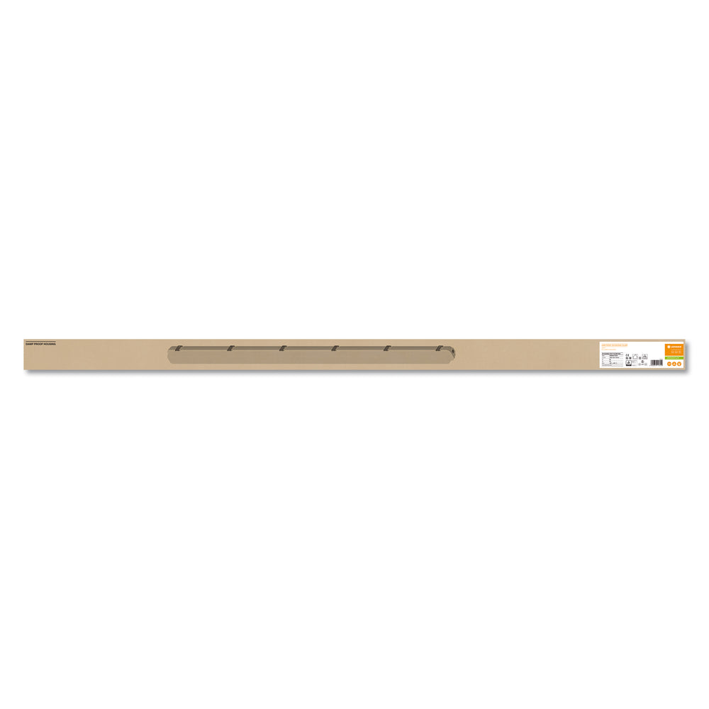 Canaleta de montaje LED impermeable, carcasa resistente a la humedad para tubo LED de 1x150cm, rendimiento duradero