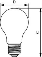 Bombilla Philips CorePro LED 10W equivalente a 75W A60 E27 2700K blanco cálido 1055 lúmenes no regulable