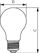Bombilla Philips CorePro LED 10W equivalente a 75W A60 E27 2700K blanco cálido 1055 lúmenes no regulable
