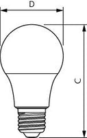 Philips CorePro LEDbulb A60 E27 4.9W 2700K 470 lúmenes Blanco cálido no regulable