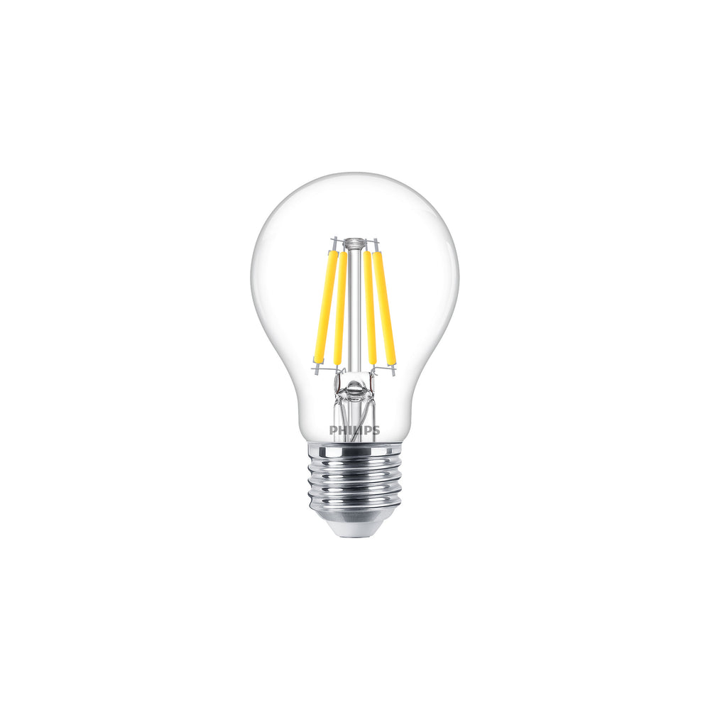 Bombilla Philips MASTER Value LED 3.4W Equivalente a 40W E27 A60 Clara 2700K 470 lúmenes CRI 90 Regulable