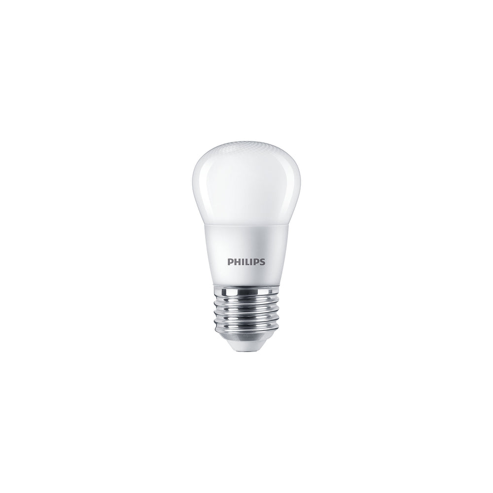 Philips Corepro LED Lustre P45 E27 5W 2700K Blanco Cálido 470 lúmenes no regulable bombilla mate