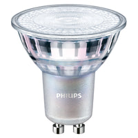Philips LED GU10 spot 4.9W 3000K 365 lumens CRI 90 dimmable 36° beam PAR16