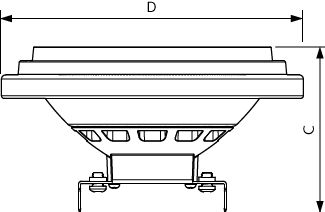 Philips MASTER LEDspot ExpertColor AR111 G53 10.8W 2700K 600 lúmenes 40° regulable blanco cálido