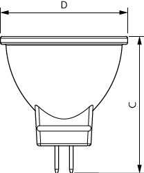 Philips CorePro LED spot GU4 MR11 2.3W 2700K 184 lúmenes 36D Blanco Cálido no regulable 12V CE RoHS