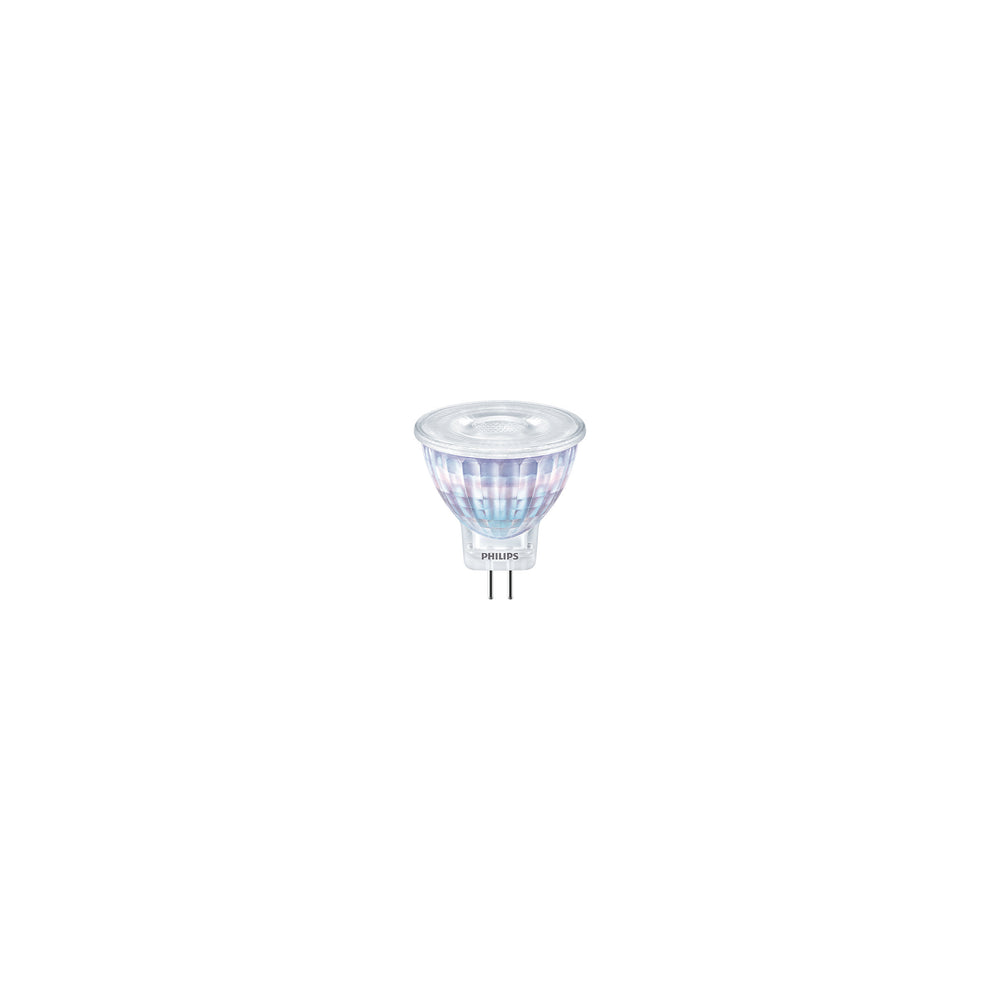 Philips CorePro LED spot GU4 MR11 2.3W 2700K 184 lúmenes 36D Blanco Cálido no regulable 12V CE RoHS