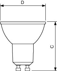 Philips MASTER Value LED Spot GU10 4.9W 3000K 365 lúmenes 60° regulable 220-240V CRI 90 Blanco
