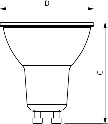 Philips MASTER Value LED Spot GU10 3.7W 2200-2700K Warm Glow 270 lumens 36° Beam Dimmable 220-240V
