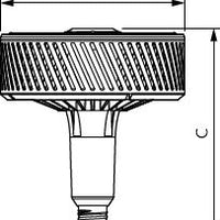 Philips TForce Lámpara LED Highbay 95W E40 4000K Blanco Frío 13000 lúmenes 120° Haz 220-240V CE RoHS