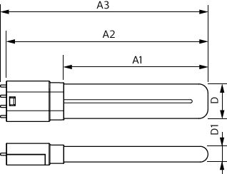 Philips CorePro LED PLL HF 8W 3000K 960 lúmenes 2G11 PL-L retrofit no regulable 30,000h CE RoHS