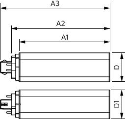 Philips CorePro LED PLT HF 15W GX24q-3 3000K 1620 lúmenes lámpara de retrofit de 4 pines, acabado blanco, CE RoHS