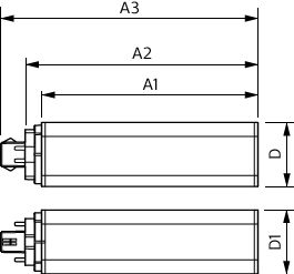 Philips CorePro LED PLT HF 18.5W 4000K GX24q-4 Blanco Frío 2250 lúmenes haz 120° no regulable