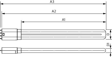 Philips CorePro LED PLL 16.5W 3000K 2000 lumens 2G11 4P EM mains retrofit lamp, 220-240V non-dimmable