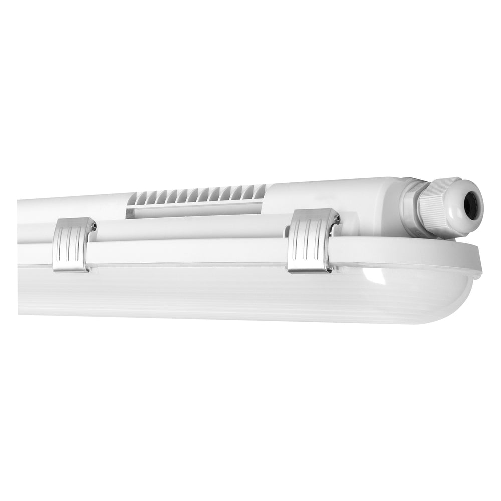 Luminaria LED Hermética Ledvance 1500mm 46W 3000K 5750 lúmenes IP65 IK08 Gris Montaje en Superficie o Suspendido