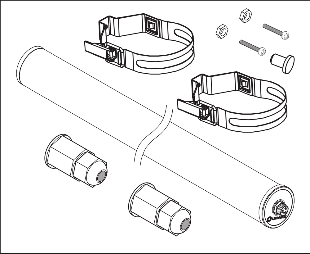 Ledvance Damp Proof Special 1200 Pantalla LED 22W 4000K Blanco Frío IP67 IP69K 2800 lúmenes IK06 Montaje en Superficie