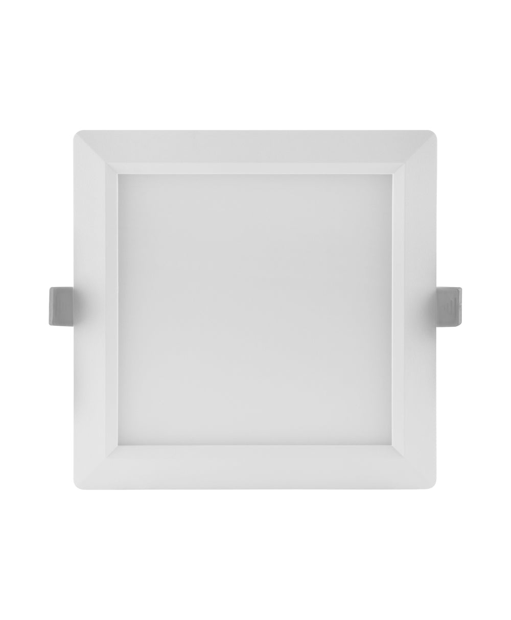 Ledvance Downlight Slim Square 6W 3000K Warm White Recessed Ceiling LED IP20 420 lumens White Finish