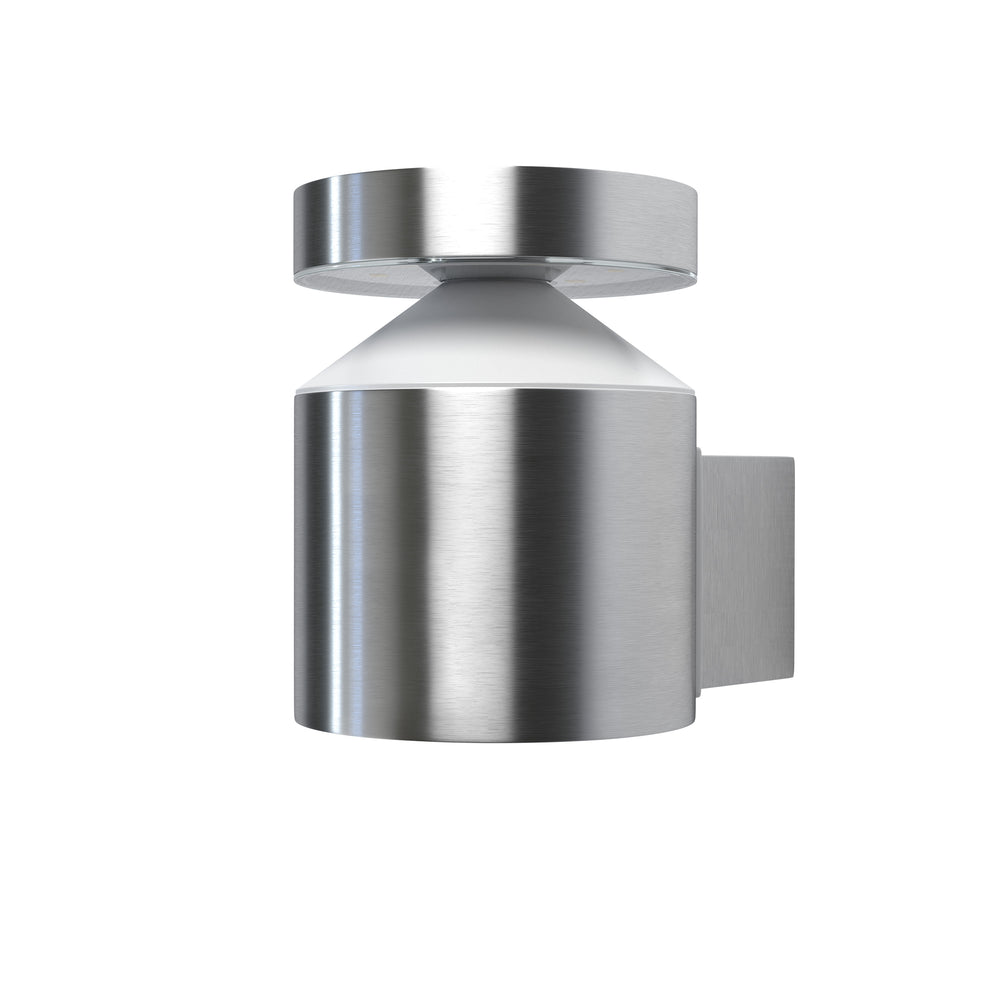 Ledvance ENDURA Style Aplique de Pared LED Cilíndrico 6W 3000K IP44 Acero Inoxidable Para Exterior Montaje en Superficie