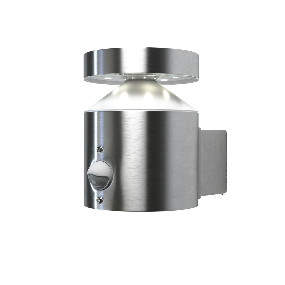 Ledvance ENDURA Style Cilindro Aplique Sensor LED Exterior 6W 3000K Acero Inoxidable IP44