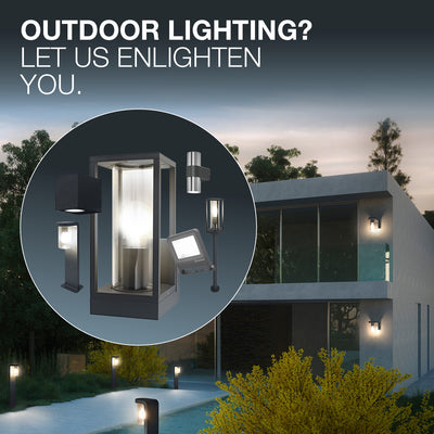 Ledvance ENDURA Style Ring lámpara LED de pared y techo 13.5W 3000K 480 lúmenes Gris Oscuro IP44 IK07
