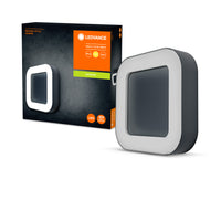 Ledvance ENDURA Style Square aplique LED de pared 13.5W 3000K Gris Oscuro IP44 IK07 montaje superficial exterior