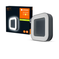 Ledvance ENDURA Style Square aplique LED de pared 13.5W 3000K Gris Oscuro IP44 IK07 montaje superficial exterior