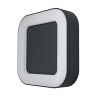 Ledvance ENDURA Style Square aplique LED de pared 13.5W 3000K Gris Oscuro IP44 IK07 montaje superficial exterior