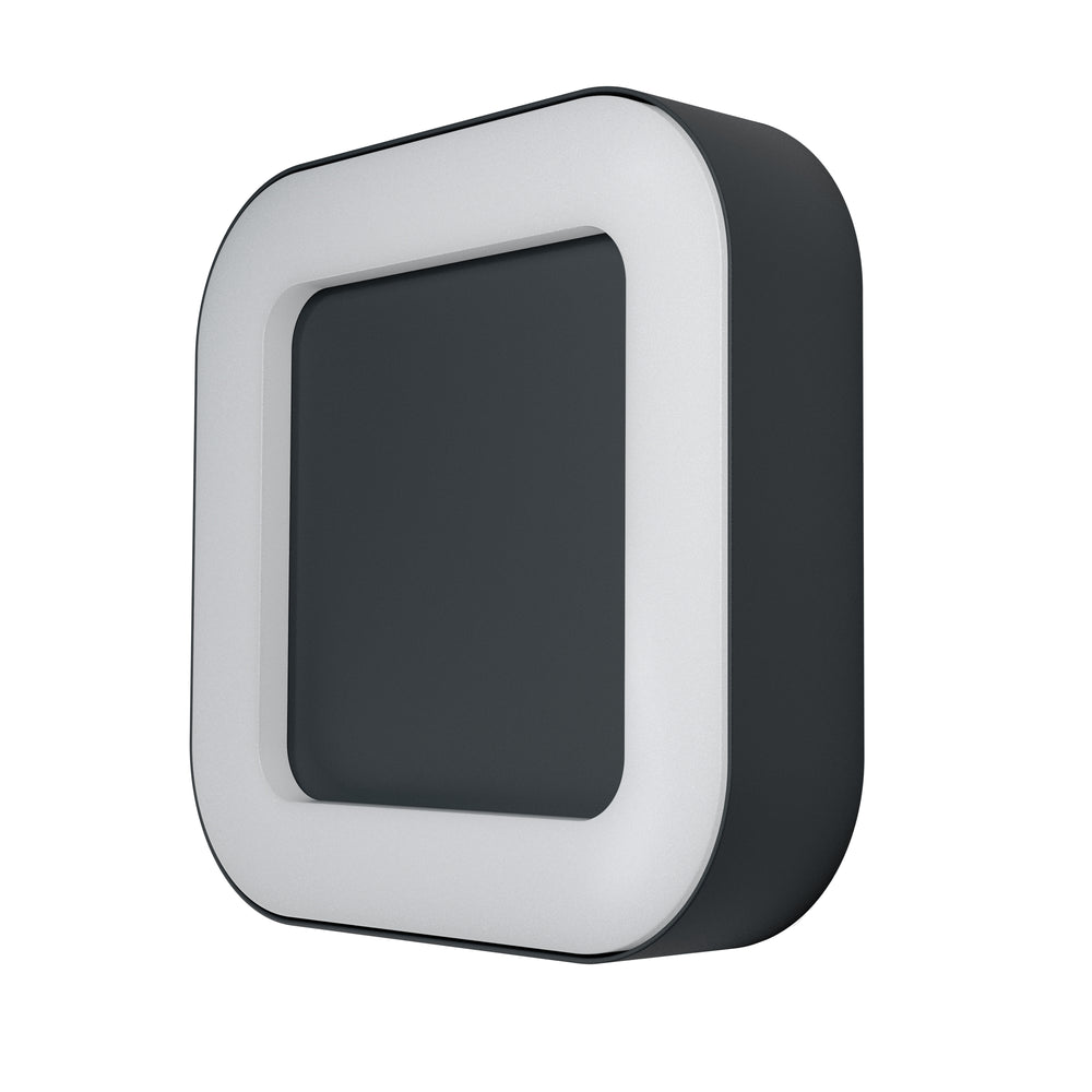 Ledvance ENDURA Style Square aplique LED de pared 13.5W 3000K Gris Oscuro IP44 IK07 montaje superficial exterior