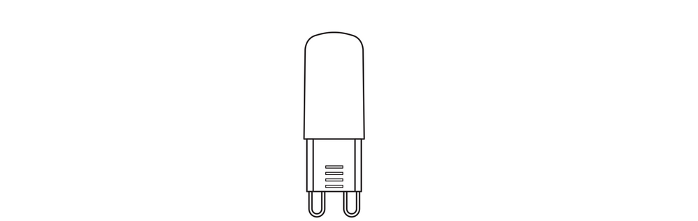 Bombilla Ledvance LED G9 Pin 2.6W 4000K Transparente 320 lúmenes 220-240V 300° No Regulable Blanco Frío