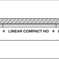 Ledvance LED Lineal Compacto Alto Rendimiento 600 Luz Superficie 10W 3000K 1000 lúmenes Blanco IP20 573mm