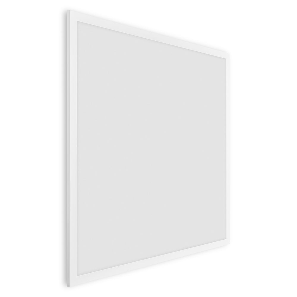 Ledvance Panel LED Comfort 28W 4000K Aluminio Blanco, iluminación de techo delgada para oficinas y hogares