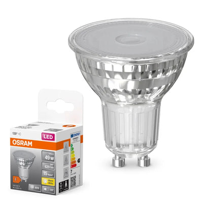 Ledvance LED STAR PAR16 GU10 6.9W 2700K Blanco Cálido 620 lúmenes haz 120° IP20 foco no regulable