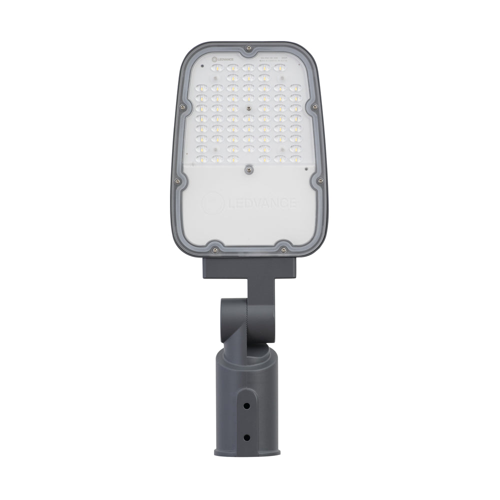 Ledvance farola LED 30W 6500K 4050 lúmenes IP66 IK08 Gris, cuerpo de aluminio, montaje en poste iluminación exterior