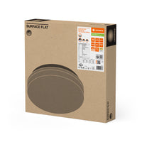 Ledvance luz LED de superficie plana redonda para techo y pared 19W 2660 lúmenes 3000K 4000K IP54 IK08 Blanco