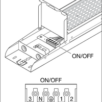 Ledvance LOW BAY FLEX 1200 P LED high bay light, 73W, 11300 lumens, 4000K, 155lm/W efficiency