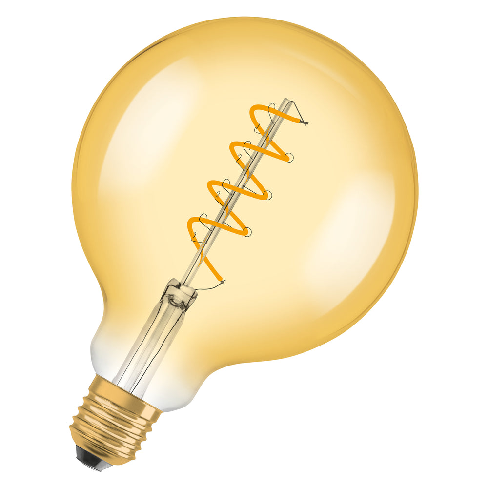 Ledvance Vintage 1906 LED Globo Clásico E27 4W 2000K Vidrio Dorado 300 lúmenes IP20 Luz Cálida de Confort