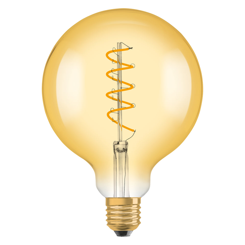 Ledvance Vintage 1906 LED Globo Clásico E27 4W 2000K Vidrio Dorado 300 lúmenes IP20 Luz Cálida de Confort
