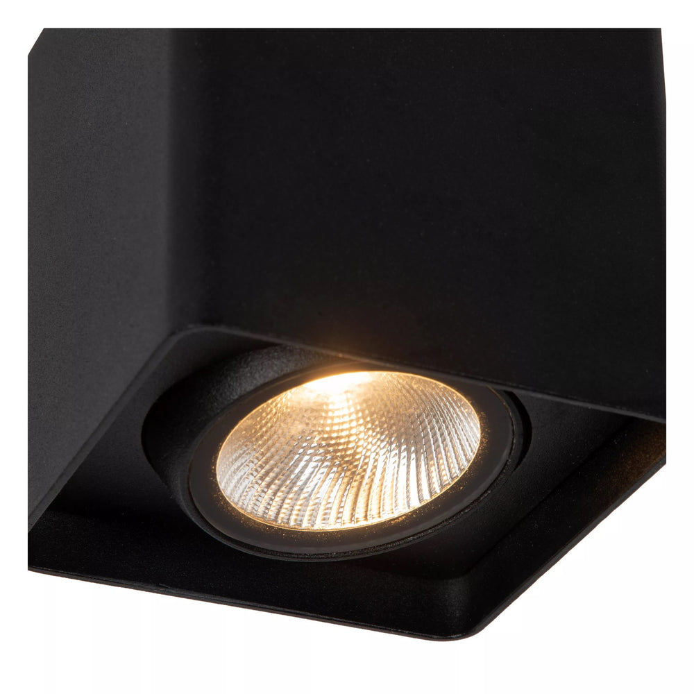 Lucide LEEDS luz de techo LED para exteriores 1x9W 2700K IP54 negro