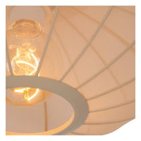 Lámpara colgante LED Lucide CORINA Ø50cm, E27, regulable, 40W, 230V, altura ajustable, diseño moderno color crema