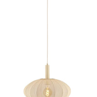 Lámpara colgante LED Lucide CORINA Ø50cm, E27, regulable, 40W, 230V, altura ajustable, diseño moderno color crema